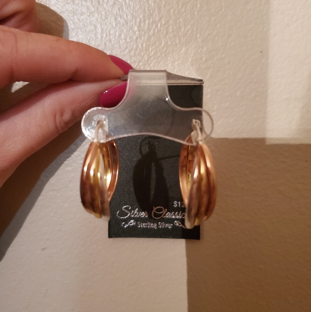 Sterling silver Hoop Earrings